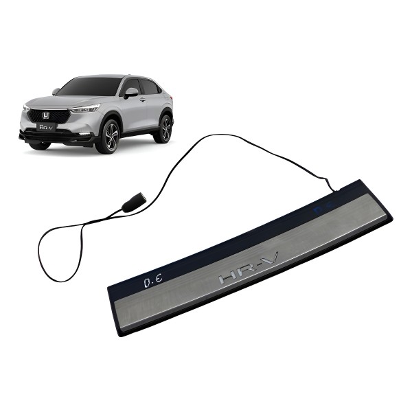 Soleira Led ( Diant Esq ) - Honda Hrv Exl 2023 1.5 Prateado Prateado