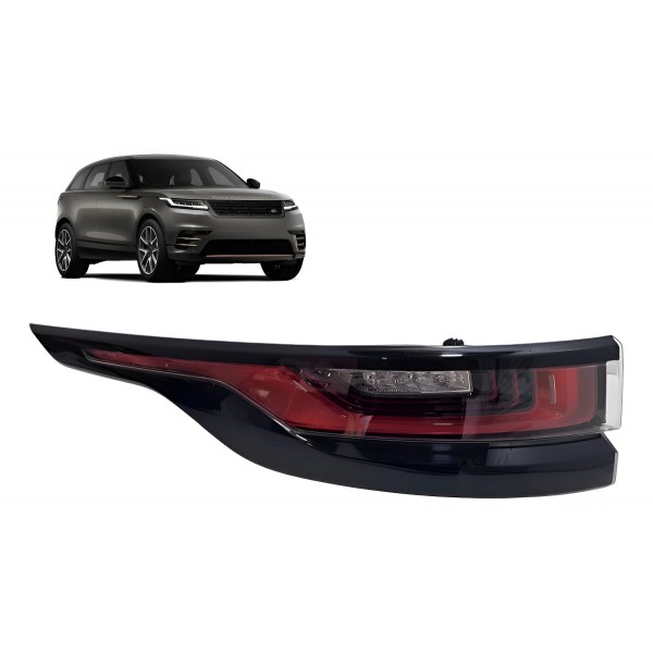 Lanterna Traseira ( Esquerda ) - Range Rover Velar 2018 Esqu Esquerdo/motorista Vermelho