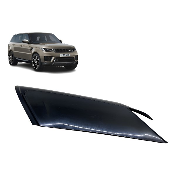 Moldura Porta ( Tras Direita ) - Range Rover Sport 2014 Marr Marrom-escuro