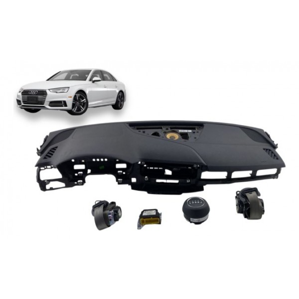 Kit Airbag C/ Bolsa De Volante - Audi A4 Ambie 2.0 2017 Cinza