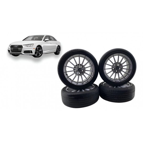 Jogo De Rodas Completo ( 225/45r17  - Audi A4 2017 2.0 Branco