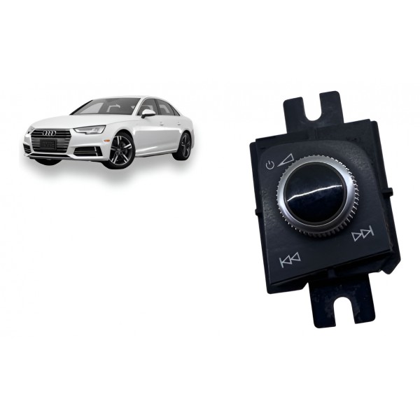 Botão Voluma Multimidia - Audi A4 Ambie 2.0 2017 Branco