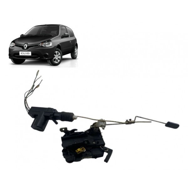 Fechadura De Porta ( Diant Esq ) - Renault Clio Authent 2015
