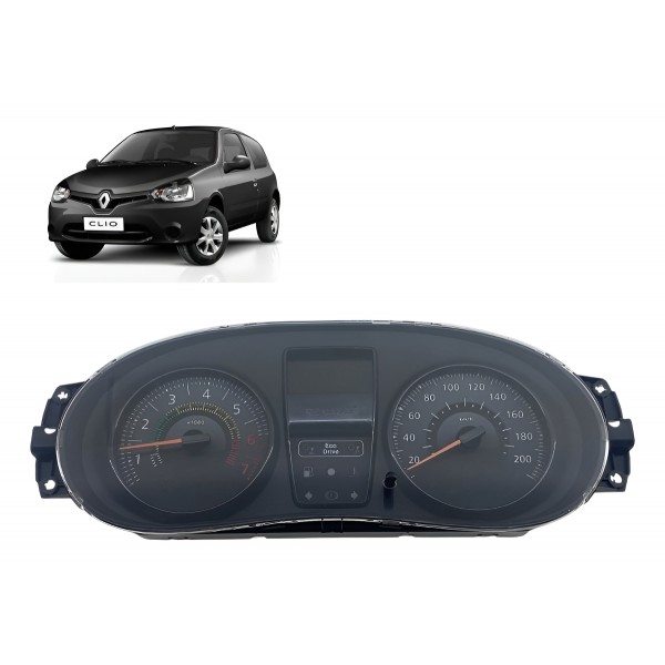 Painel De Instrumento - Renault Clio Authentique 2015 Preto - Preto