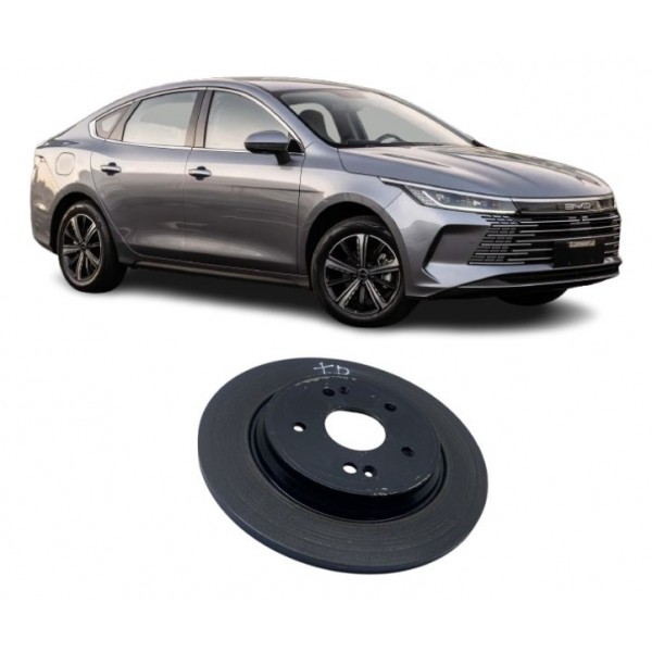 Disco De Freio ( Tras Direito ) - Byd King 2025 Hibrid