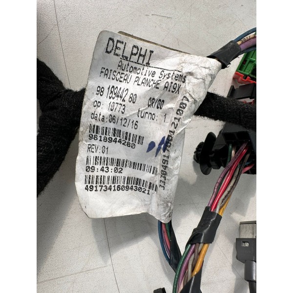 Chicote Painel Peugeot 208 2017 9818944280 5270