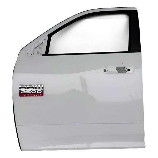 Porta Dianteira Esquerda Dodge Ram 2012 Branco Dianteira Branco