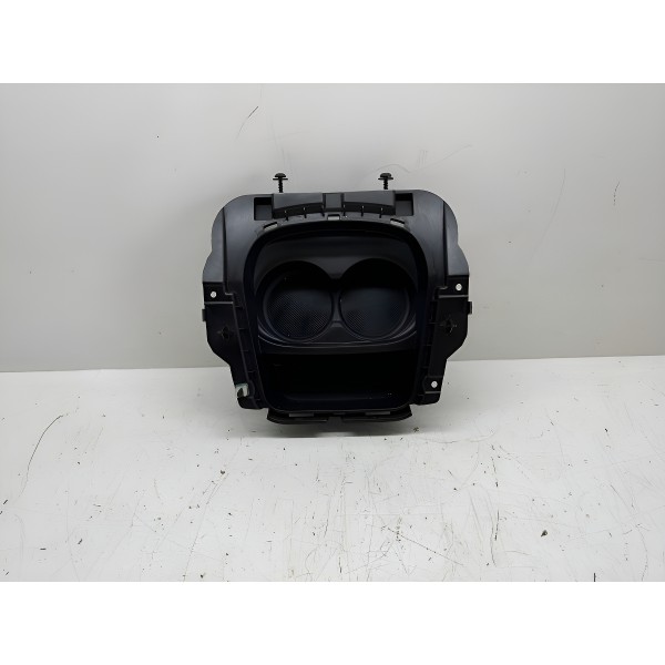 Moldura Porta Copos Console Peugeot 208 2014 4413 Preto Preto