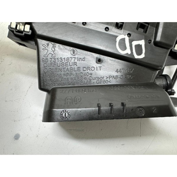 Difusor Ar Dian/direito Peugeot 208 2017 9673131677 5249