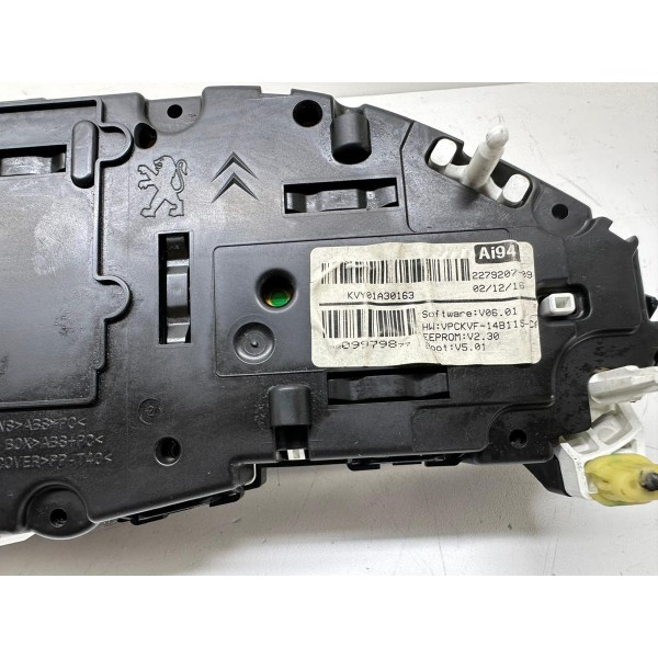 Painel De Instrumentos Peugeot 208 2017 9809979877 5243 Preto