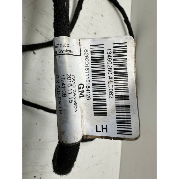 Chicote Porta Tras. Esquerda Cruze Lt 2017 3558 13460280