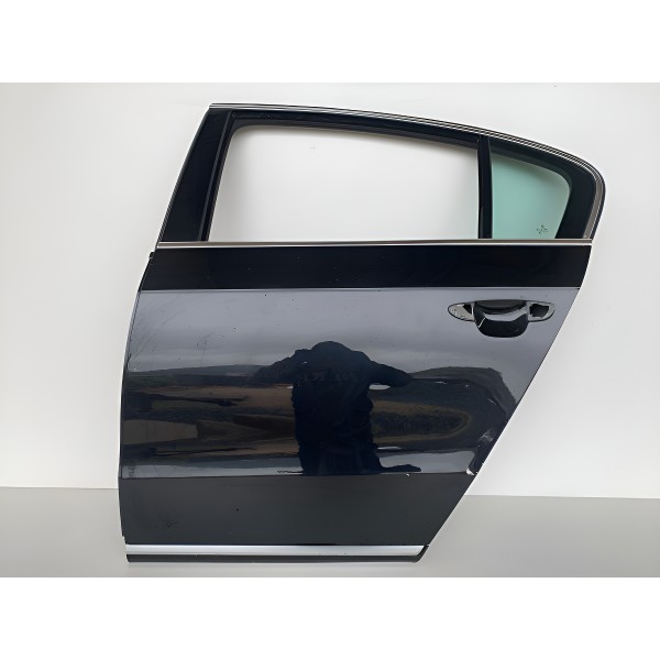Porta Traseira Esquerda Vw Passat 2012 Preto Traseira Esquerda Preto