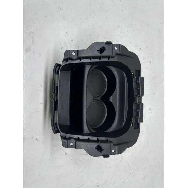 Moldura Porta Copos Peugeot 208 2017 9678475777 5399 Preto