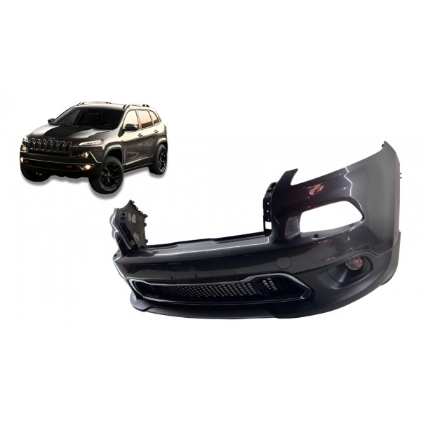 Parachoque Completo ( Dianteiro ) - Jeep Cherokee V6 2015 Cinza