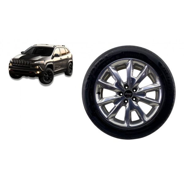 Estepe / Roda Original ( 225 / 55r18 ) - Jeep Cherokee 2015