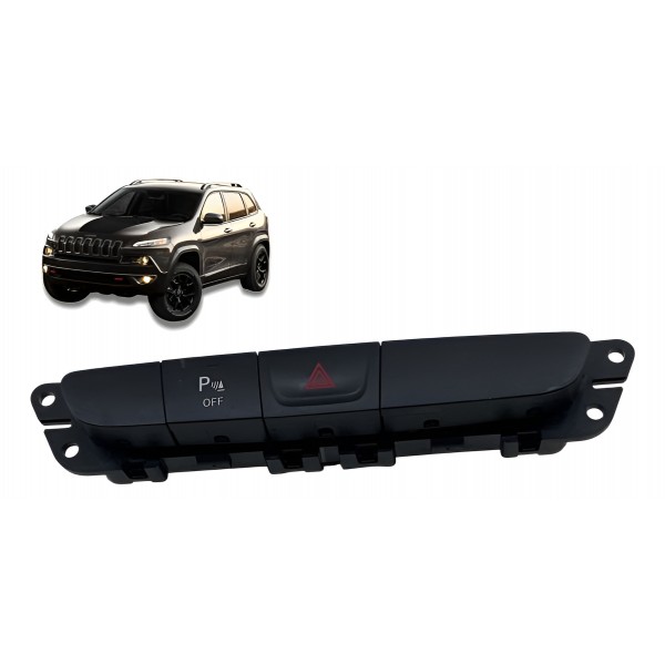 Interruptor Pisca Alerta / Sport Park - Jeep Cherokee 2015 Cinza