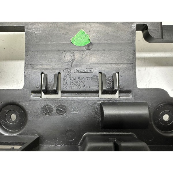 Suporte Central Multimídia Peugeot 208 2017 9678454977 5233 Preto