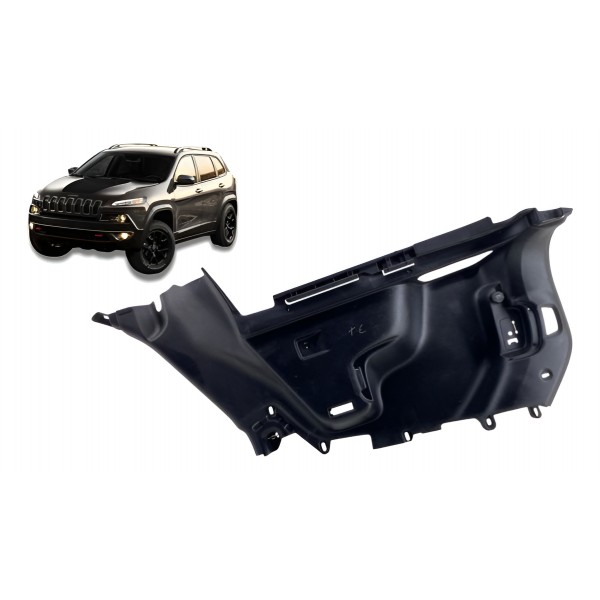 Acab. Interno Porta Malas (esquerdo) - Jeep Cherokee 2015 F1 Cinza