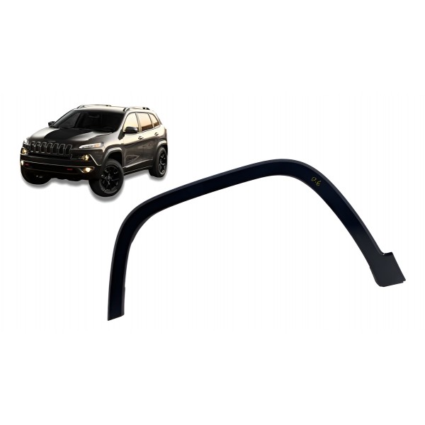 Alargador Paralama (diant Esq)- Jeep Cherokee 3.2 V6 2015 F2 Cinza