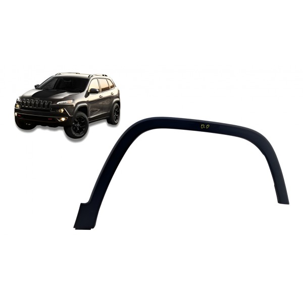 Alargador Paralama (diant Dir) -jeep Cherokee 3.2 V6 2015 F2 Cinza