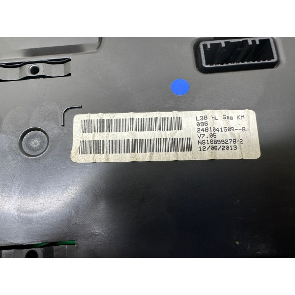 Painel Instrumentos Velocímetro Fluence 2013 3472 248104150r Preto