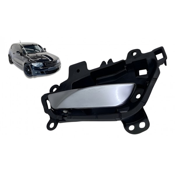 Maçaneta Interna ( Diant Esq ) - Bmw 118i 2012 1.6 Cinza Dianteira