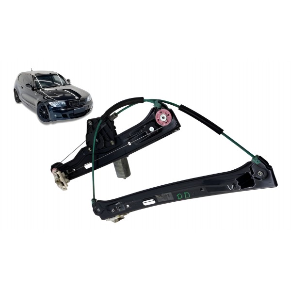 Máquina De Vidro C/ Motor ( Diant Dir ) - Bmw 118i 2012 1.6 Preto