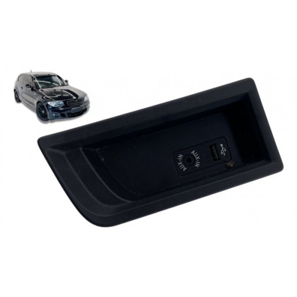 Porta Objetos / Entrada Usb-p2 - Bmw 118i 2012 1.6 Preto