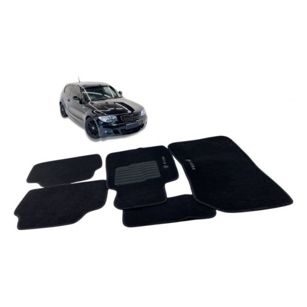 Jogo De Tapetes - Bmw 118i 2012 1.6 F5 Preto
