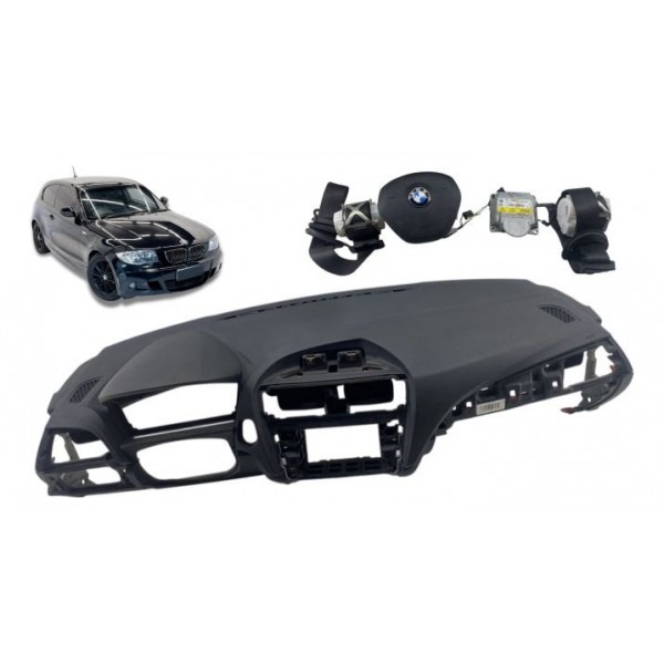Kit Airbag C/ Bolsa De Volante - Bmw 118i 2012 1.6 Cinza