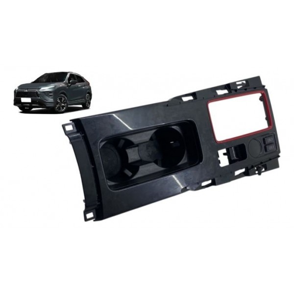 Moldura Central / Porta Copos - Mitsubishi Eclipse 2024 Preto
