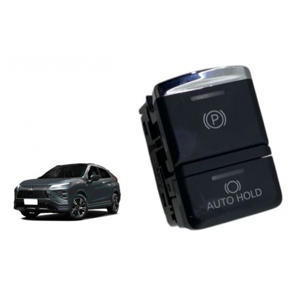 Botão Interruptor Freio De Mão - Mitsubishi Eclipse 2024 Preto