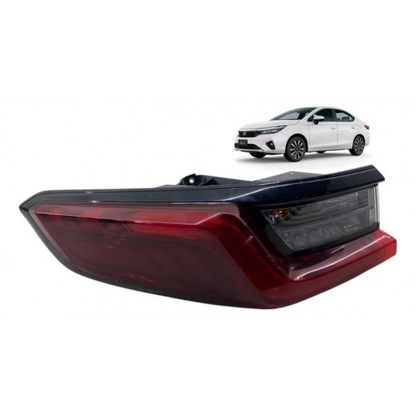 Lanterna Traseira ( Esquerdo ) - Honda City Touring 1.5 2022 Esquerdo/motorista Vermelho