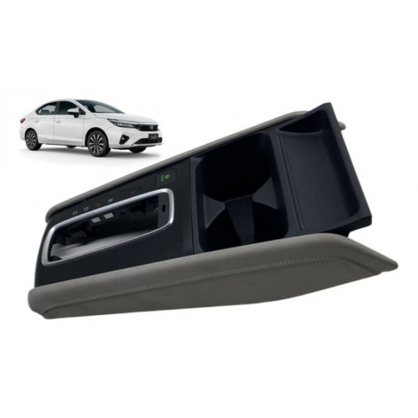 Moldura Trambulador / Cambio - Honda City Touring 1.5 2022 Branco