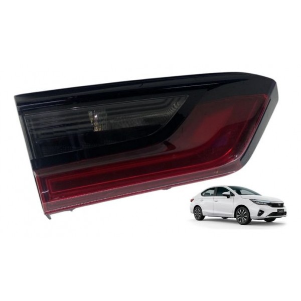 Lanterna Tampa Traseira ( Esq ) - Honda City Touring 2022 Esquerdo/motorista Vermelho