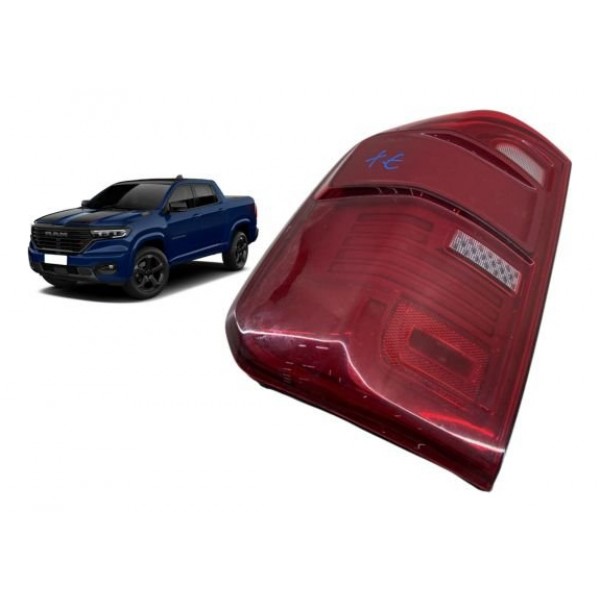 Lanterna ( Traseira Esquerda ) - Ram Rampage 2024 Esquerdo/motorista Vermelho