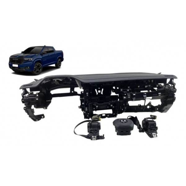 Painel Completo C/ Bolsa Volante - Ram Rampage 2024 Branco