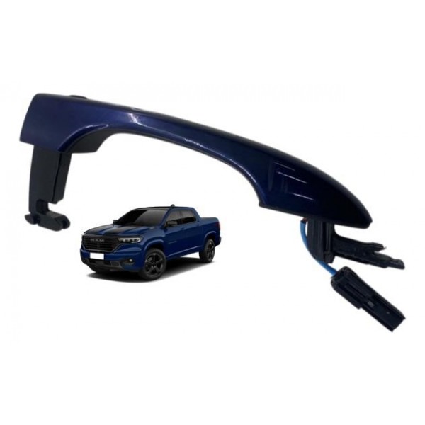 Maçaneta Externa ( Dianteira Direita ) - Ram Rampage 2024 Azul-escuro Dianteira