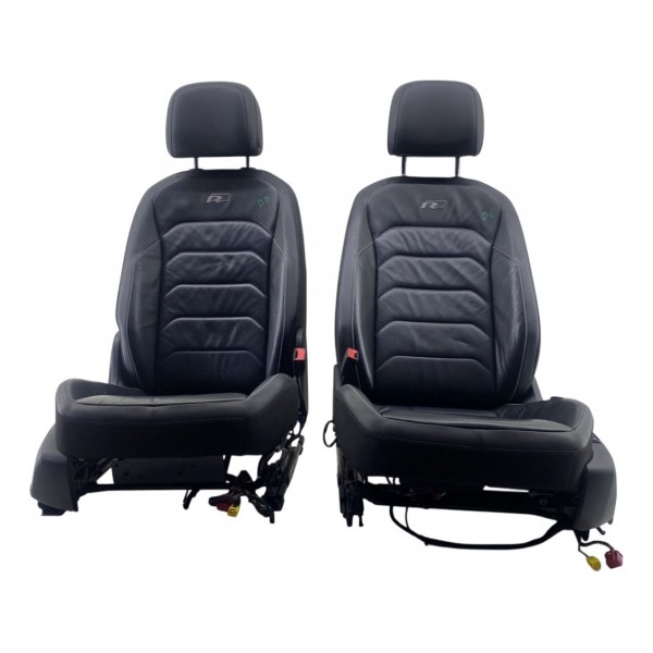 Bancos Dianteiros C/ Detalhe - Volkswagen Tiguan R-line 2018 Preto