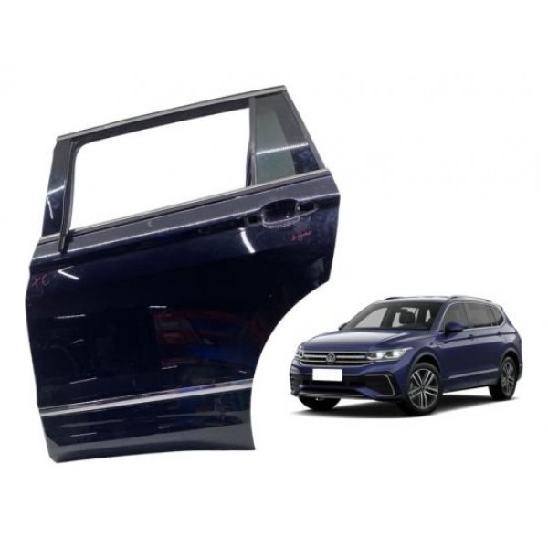 Porta ( Traseira Esquerda ) - Volkswagen Tiguan R-line 2018 Traseira Esquerda Azul-escuro