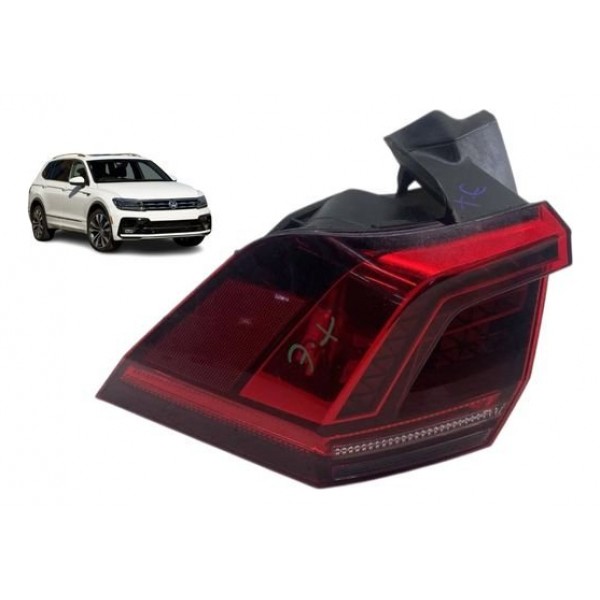 Lanterna Traseira ( Esquerda ) - Volkswagen Tiguan  2018 Esquerdo/motorista Vermelho
