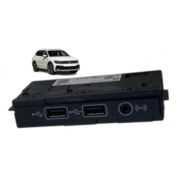 Módulo Entrada Usb / Aux - Volkswagen Tiguan R-line Tsi 2018
