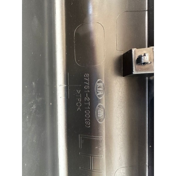 Spoiler Lateral Esquerdo Kia Optima 2013 877512t100 Preto