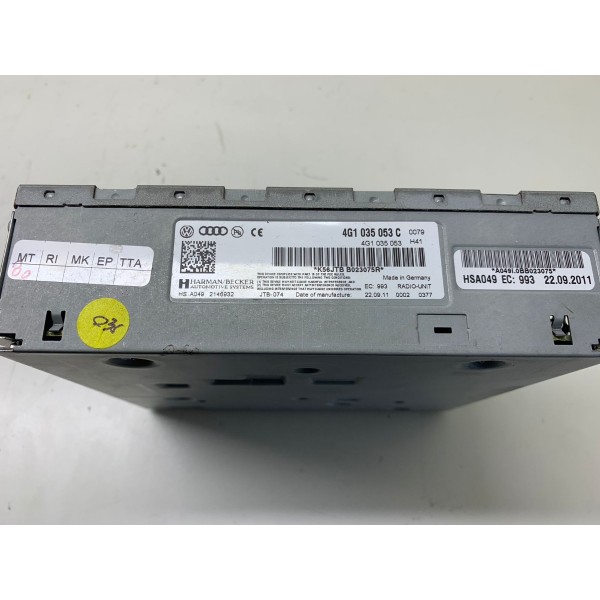 Radio Original Audi Q7 2012 4g1035053c 2977