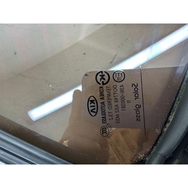 Vidro Fixo Traseiro Esquerdo Kia Optima 2013 3120