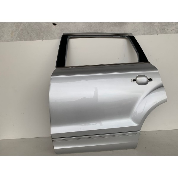 Porta Traseira Esquerda Audi Q7 2012 - 4l0833311 Traseira Esquerdo Prateado