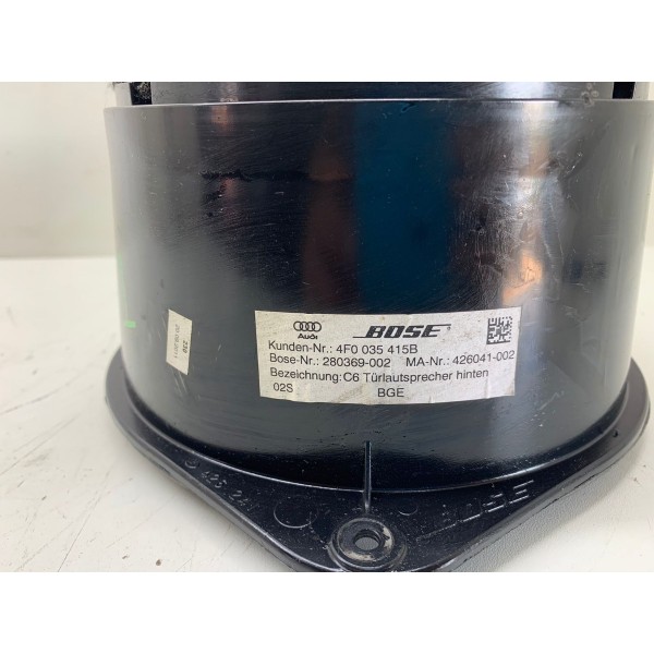 Alto Falante Tras. Esq. Audi Q7 Bose 2012 4f0035415b 2817 Preto