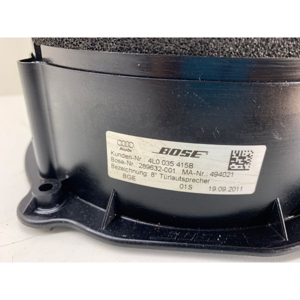 Alto Falante Diant. Esq. Audi Q7 Bose 2012 4l0035415b 2816 Preto