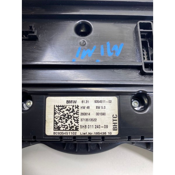 Comando Do Ar Condicionado Digital Mini Cooper S 2015 2535