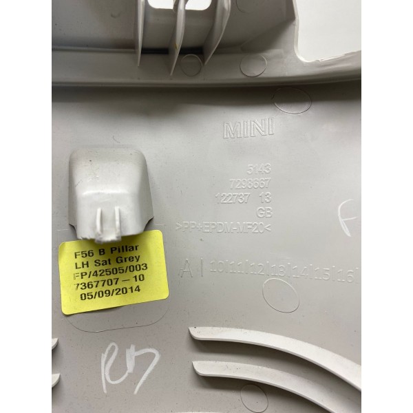 Acabamento Coluna Lado Esquerdo Mini Cooper S 2015 2528